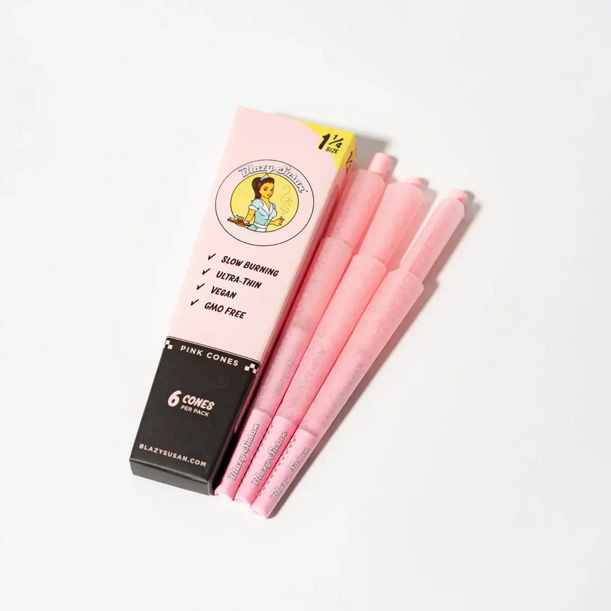 Pink Pre Rolled Cones - 1-1/4"