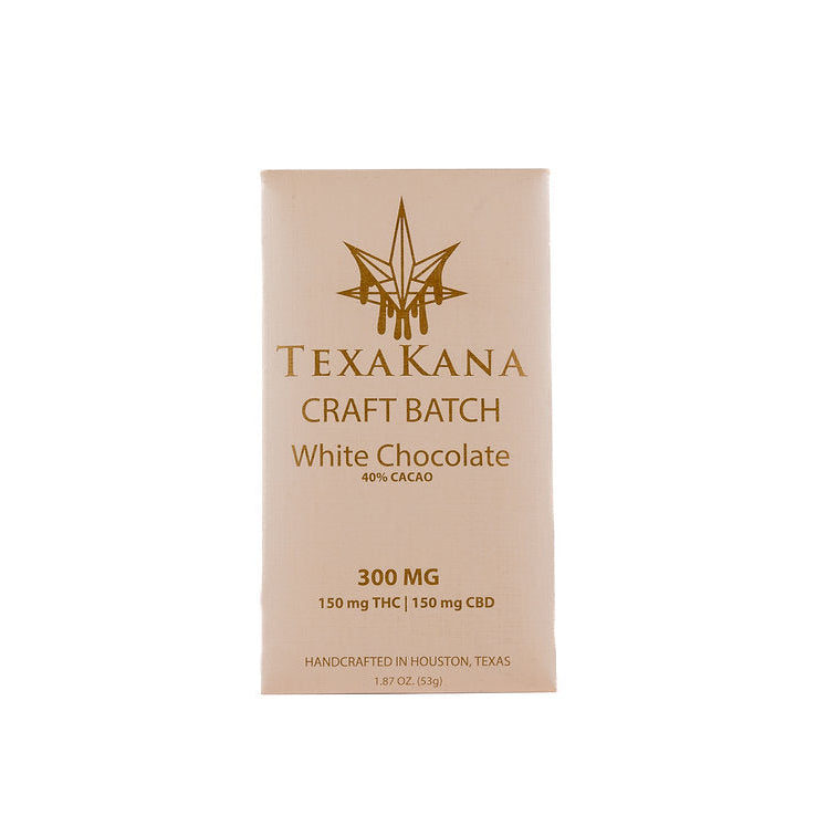 White Chocolate - Craft Batch (150mg Delta 9 THC: 150mg CBD)