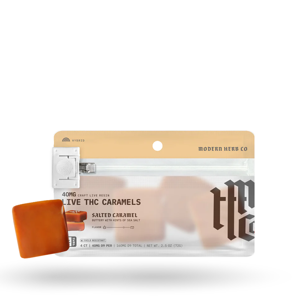 Delta 9 Live Resin Caramels - Anytime (Organic)