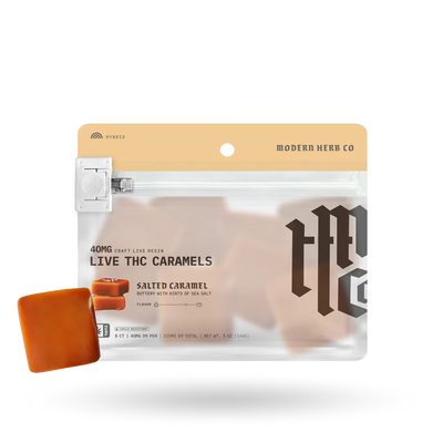 Delta 9 Live Resin Caramels - Anytime (Organic)