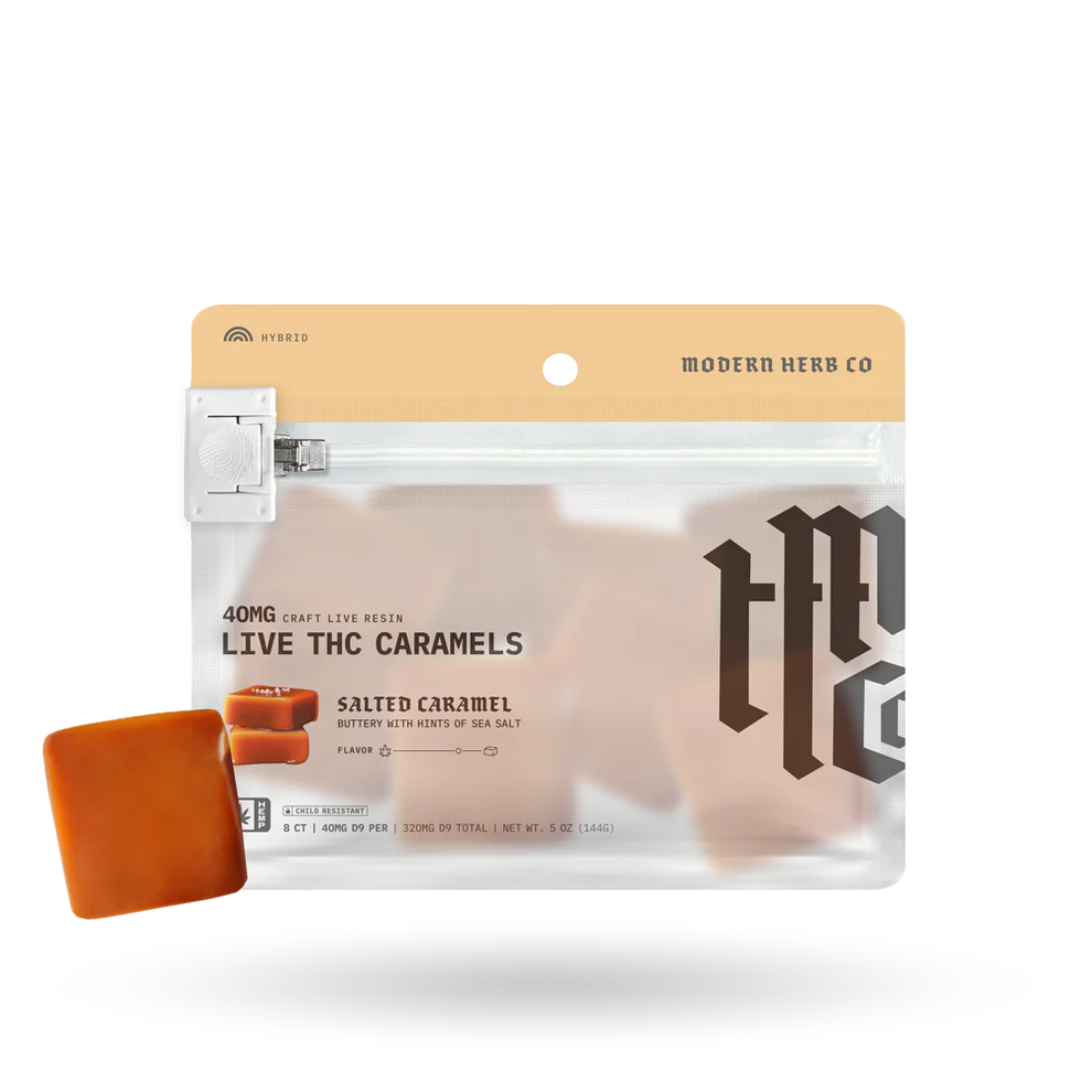 Delta 9 Live Resin Caramels - Anytime (Organic)