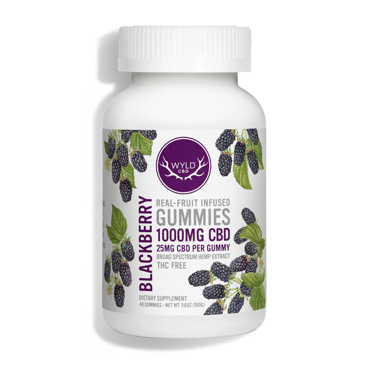 Blackberry Gummies - 25mg CBD Per Gummy