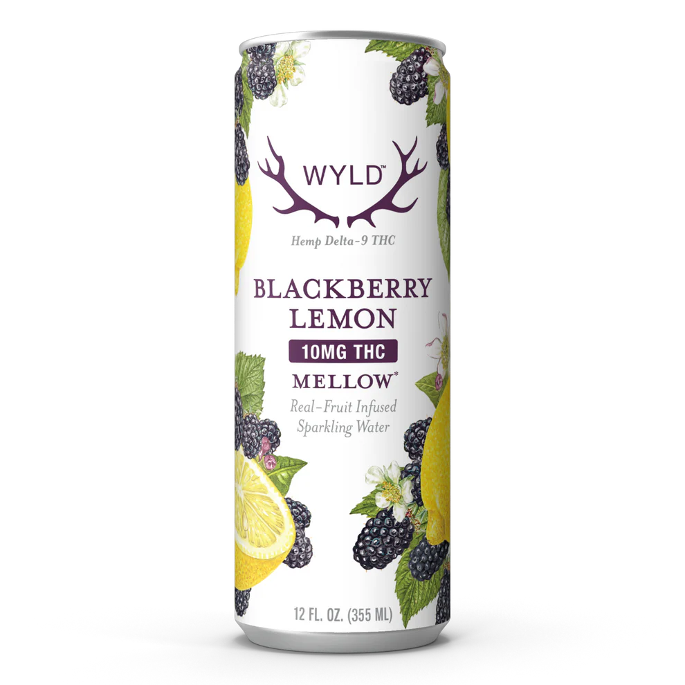 THC Sparkling Water - Blackberry Lemon  (10mg THC)