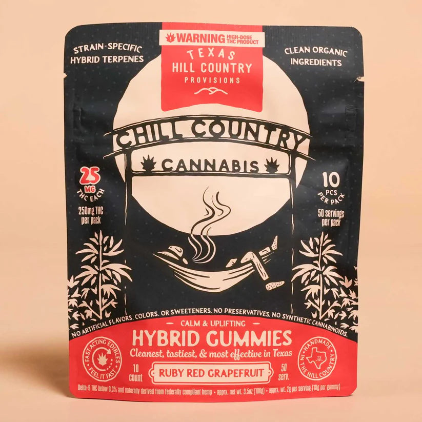 Fast Acting D9 Grapefruit Gummies (Hybrid)