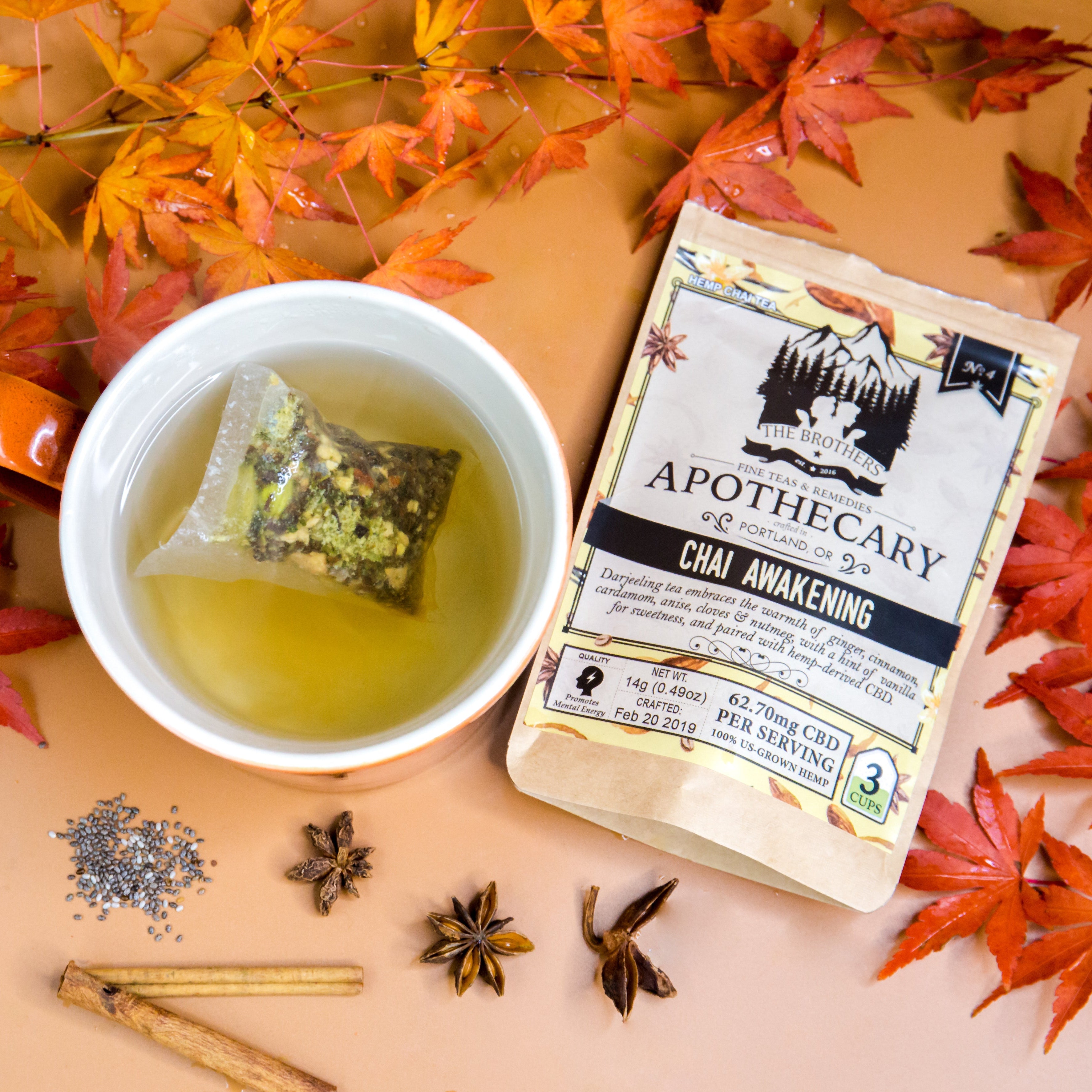 Chai Awakening | Hemp CBD Tea (3 pack)