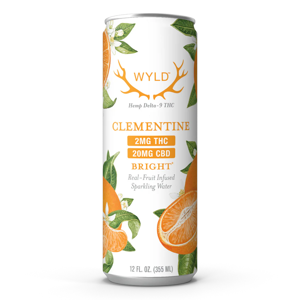 THC:CBD Sparkling Water - Clementine (2mg THC:20mg CBD)