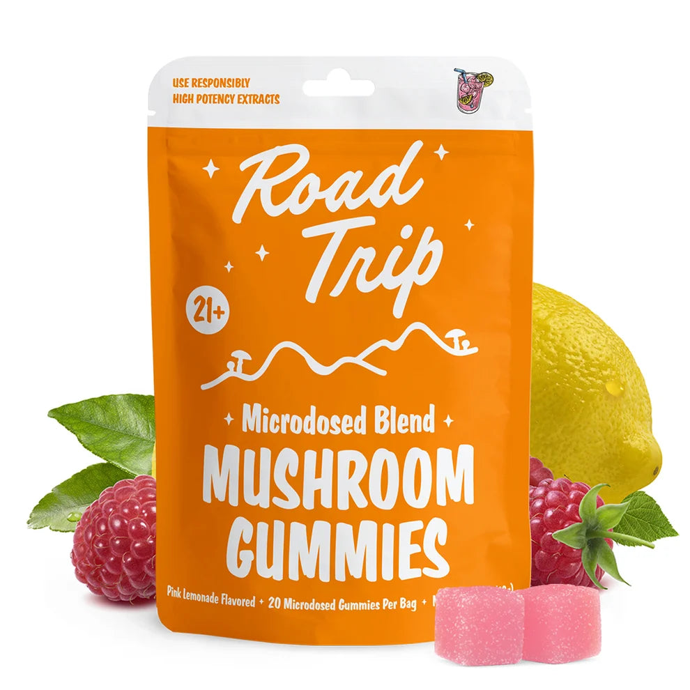 Road Trip - Microdosed Gummies + Functional Mushrooms - 20pc