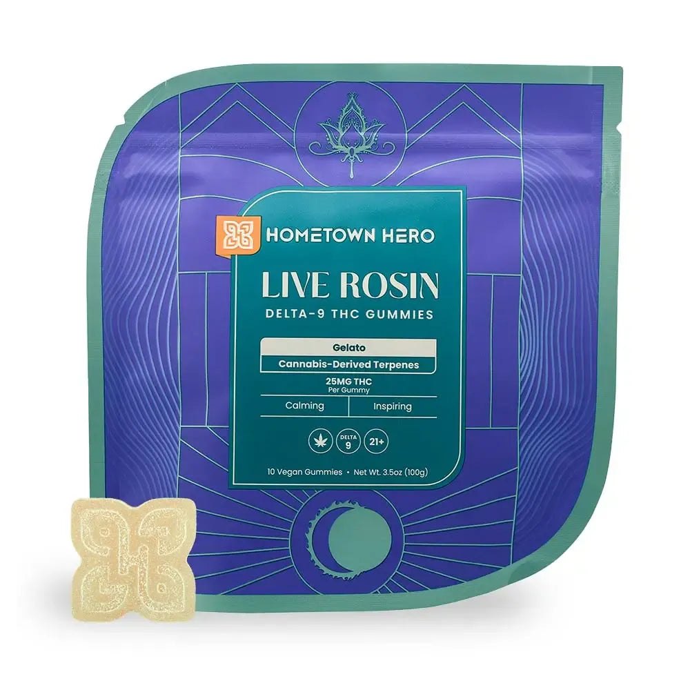 Live Rosin Gummies - Gelato (Hybrid)