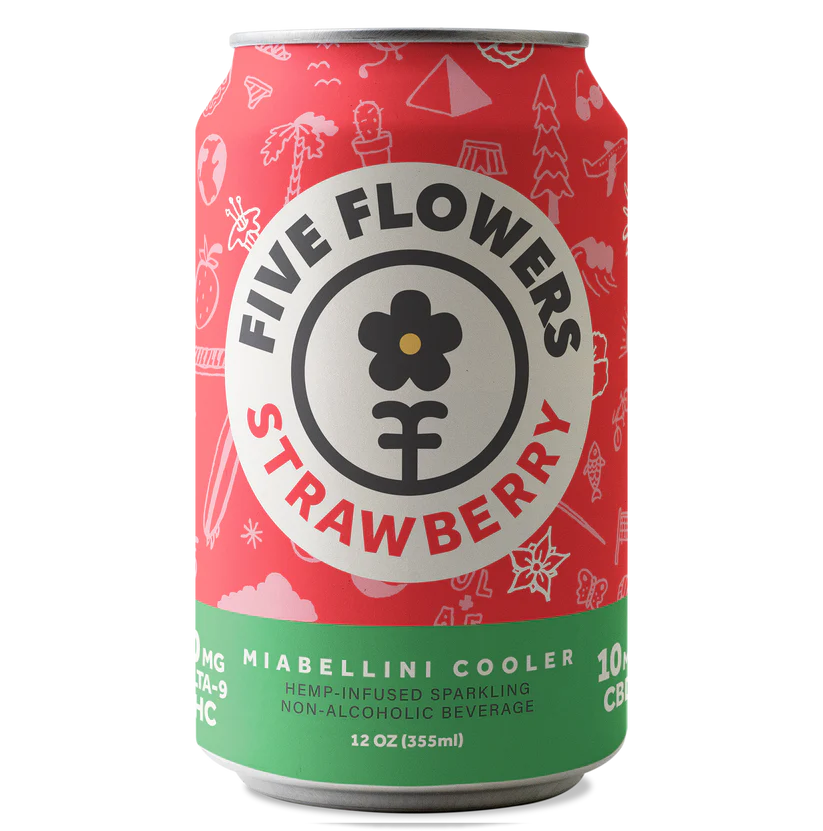 Strawberry Miabellini Cooler | 10mg THC & 10mg CBD