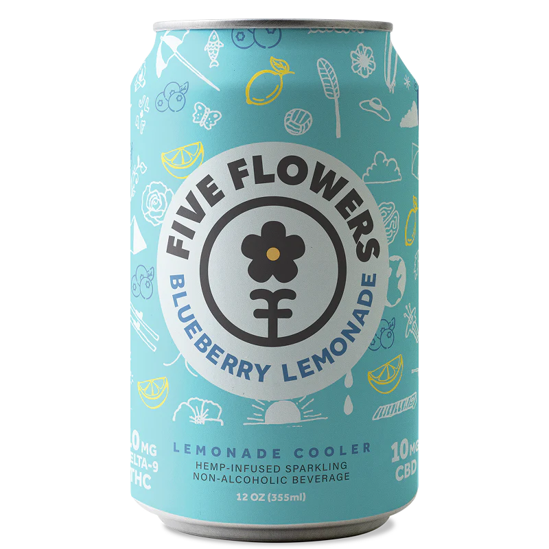 Blueberry Lemonade Cooler | 10mg THC & 10mg CBD