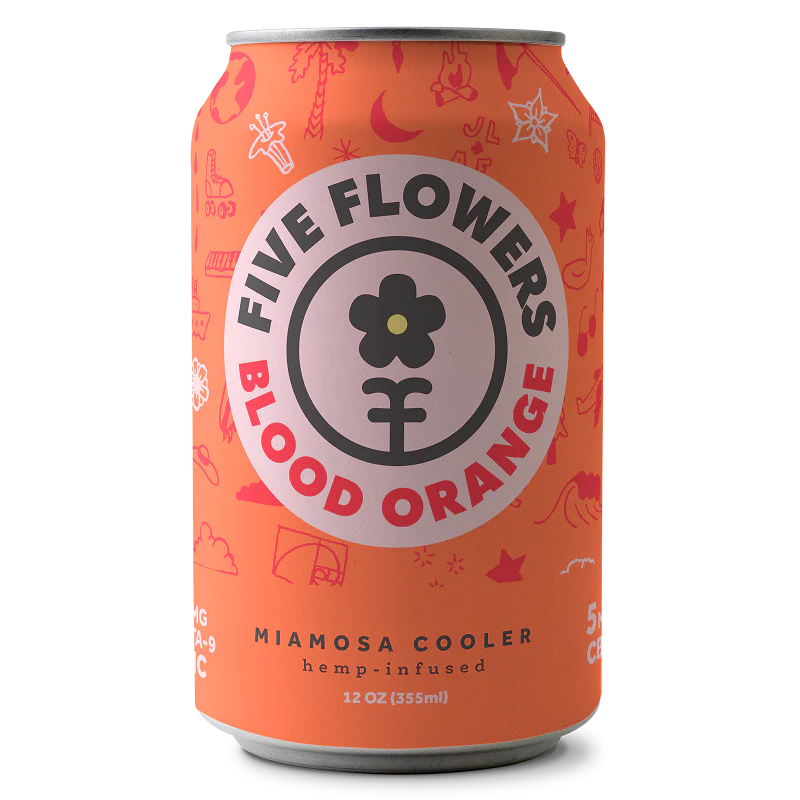 Blood Orange Miamosa Cooler | 5mg THC & 5mg CBD