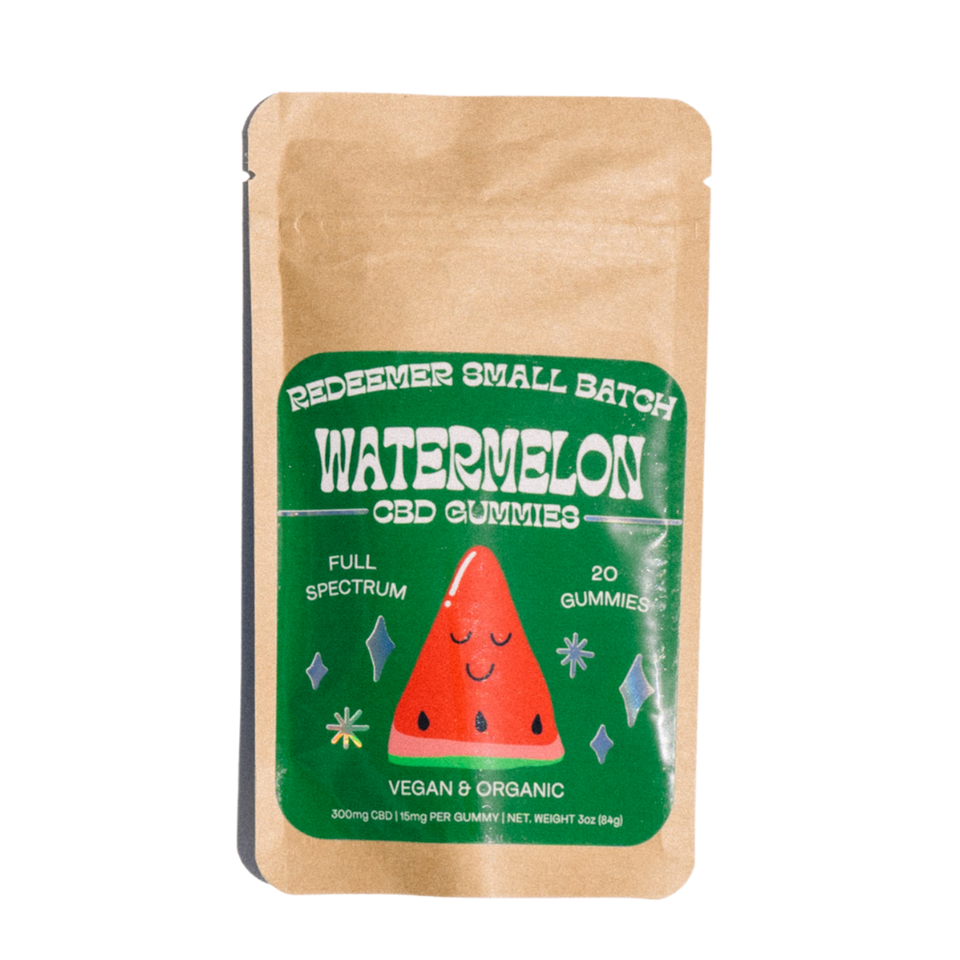 CBD Gummies: Watermelon (15mg CBD)
