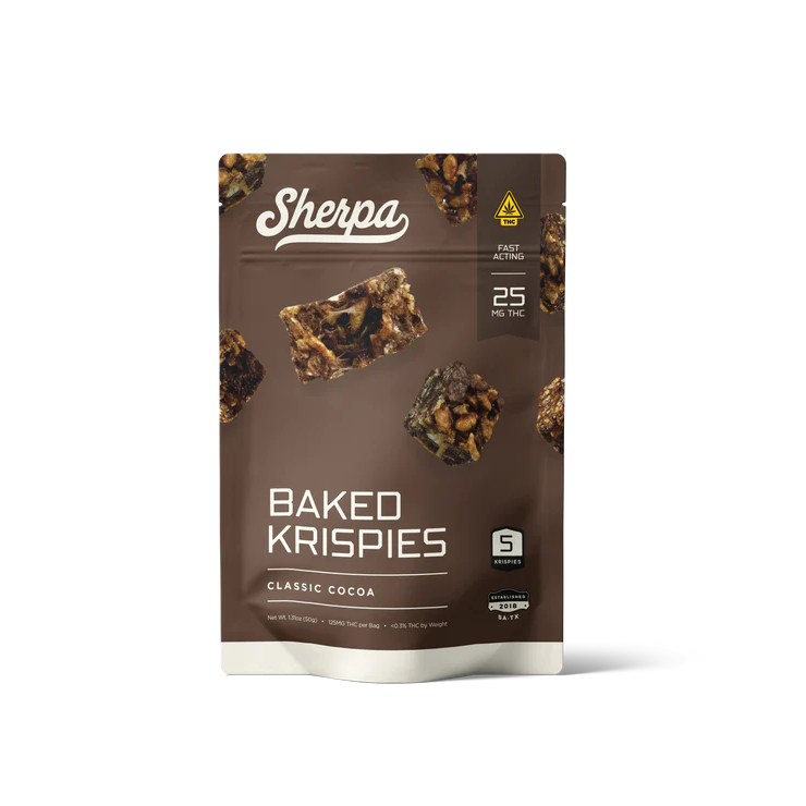Sherpa THC Baked Krispies (25mg)