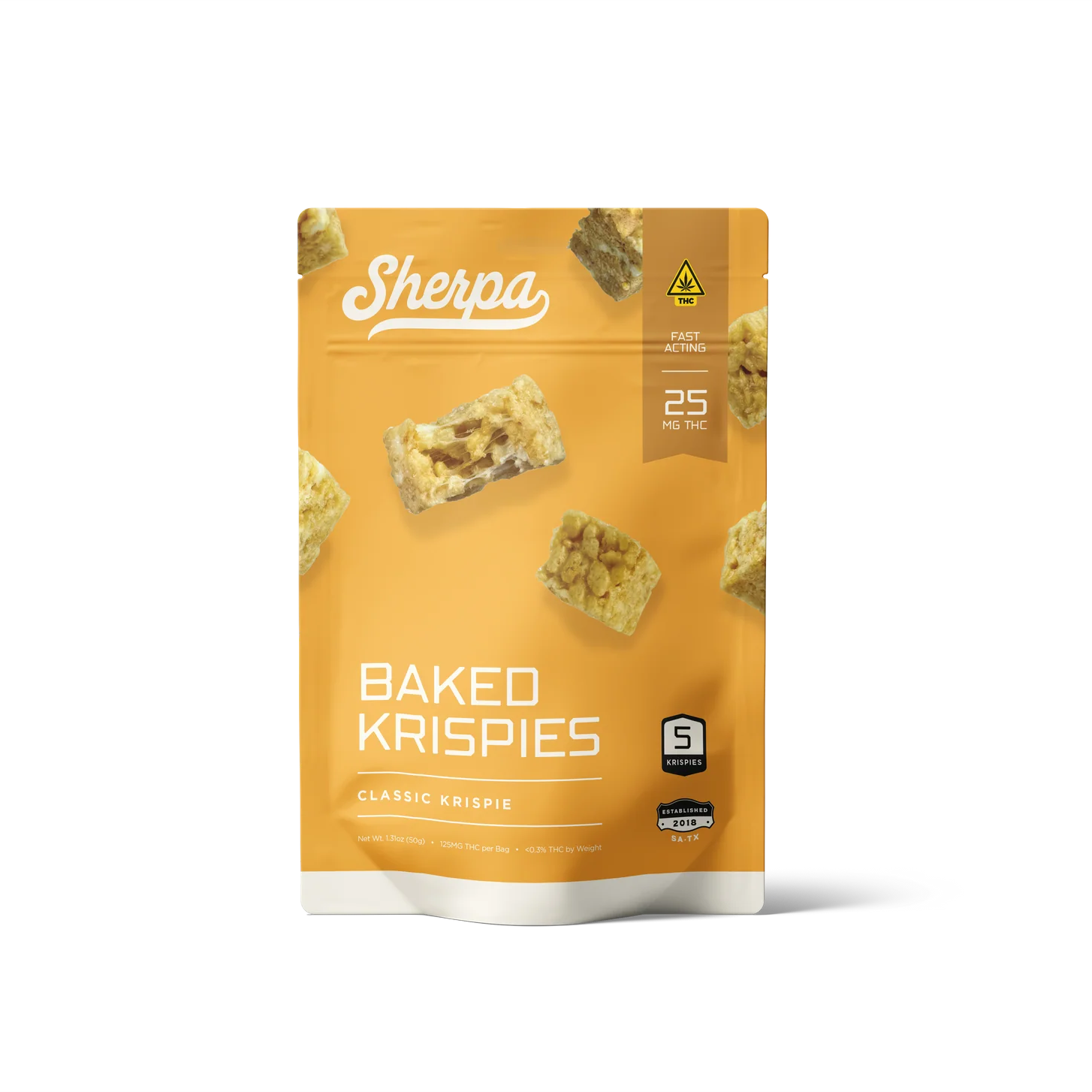Sherpa THC Baked Krispies (25mg)