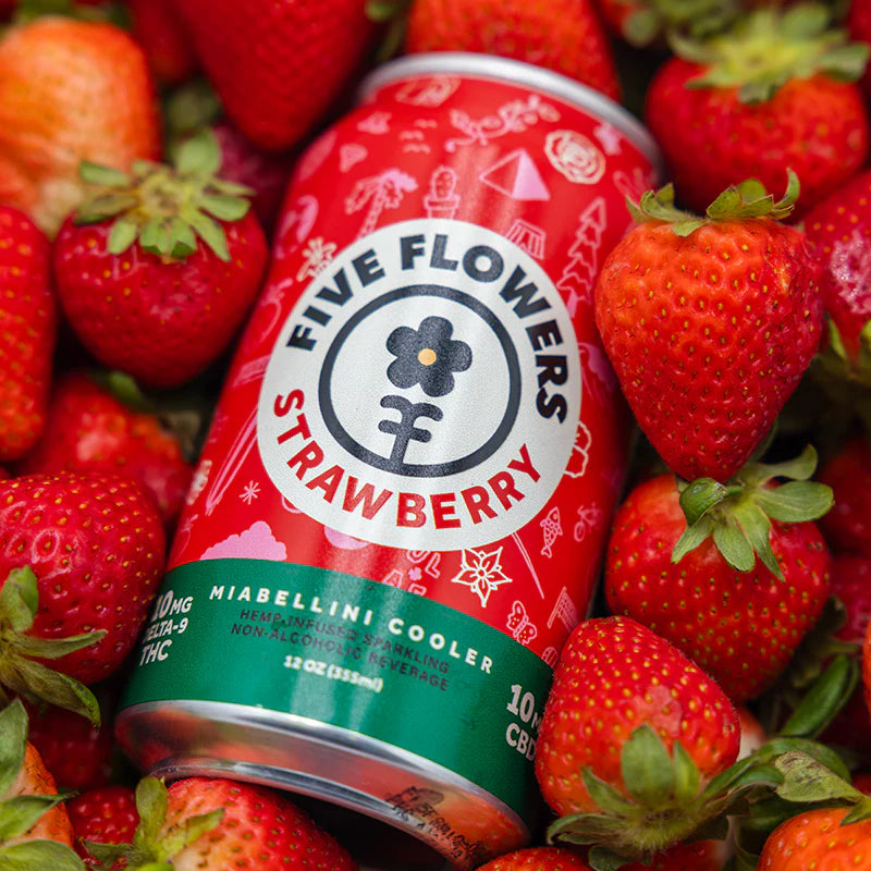 Strawberry Miabellini Cooler | 10mg THC & 10mg CBD