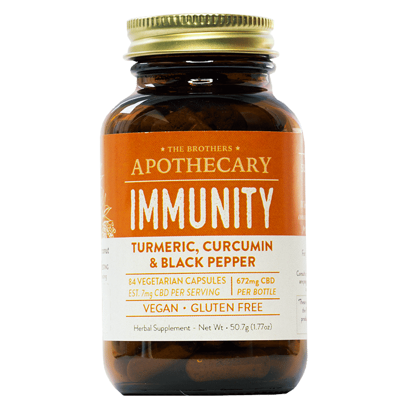 Immunity Support | Turmeric + CBD Capsules