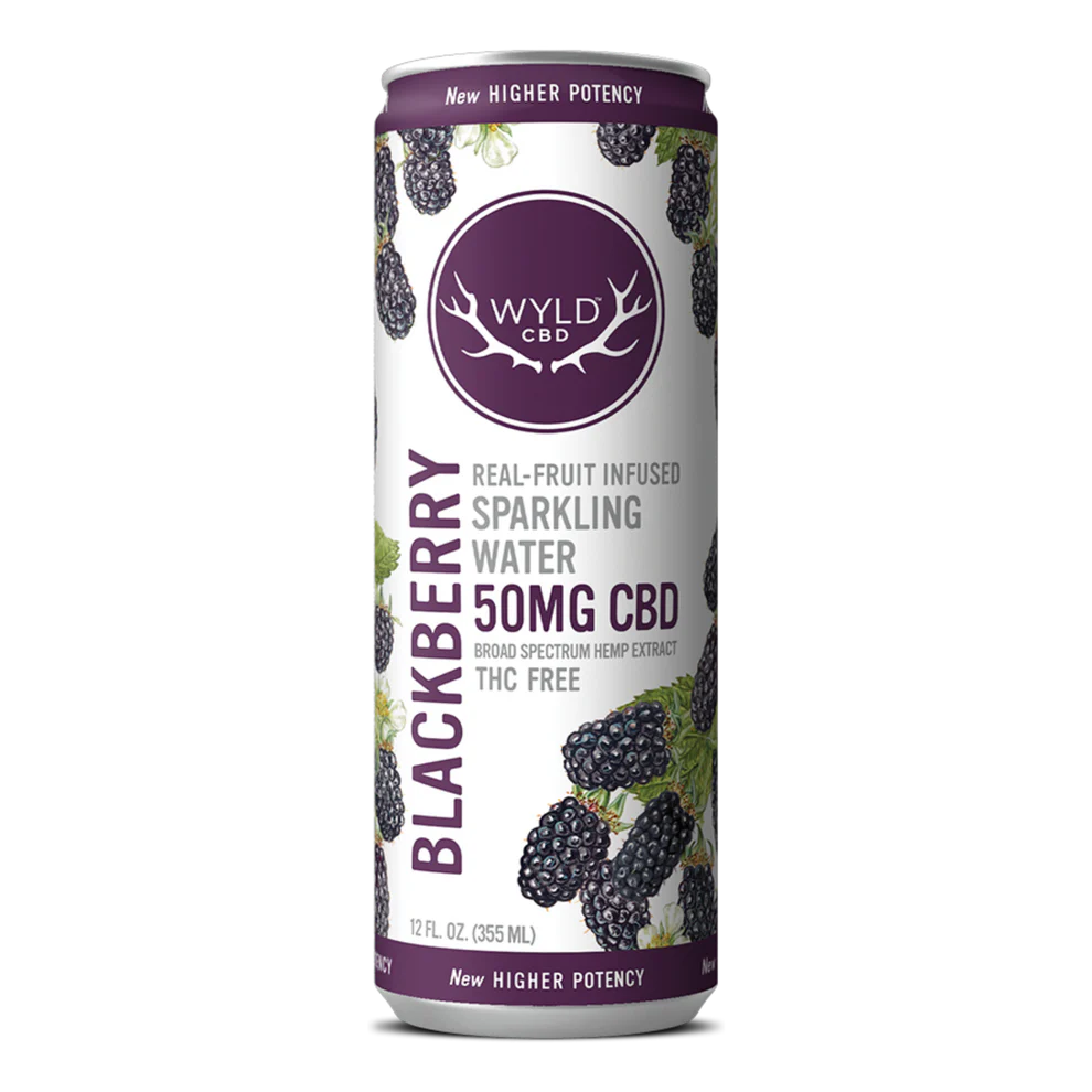 CBD Sparkling Water - Blackberry
