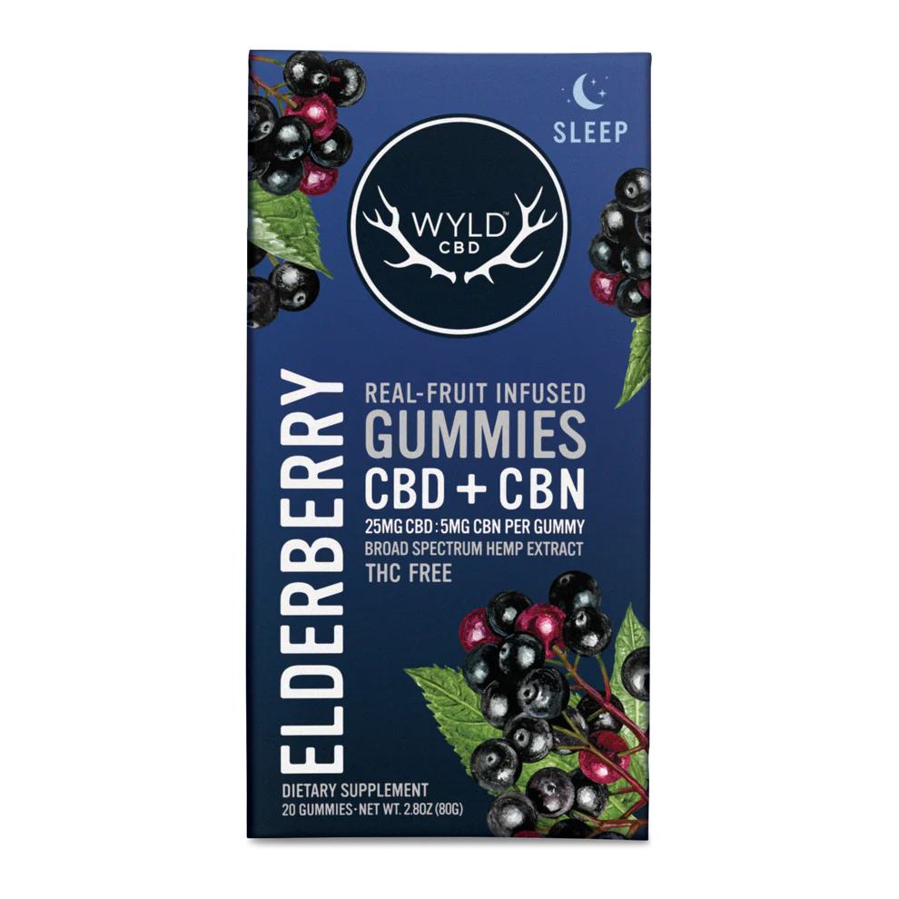 Elderberry Gummies - Sleep 25mg CBD : 5mg CBN