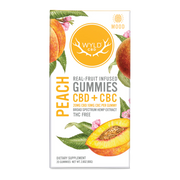 Peach Gummies - 20mg CBD : 10mg CBC Per Gummy
