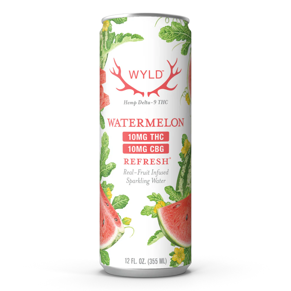 THC:CBG Sparkling Water - Watermelon (10mg THC & CBG)