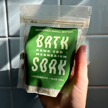 Lemongrass + Aloe Vera Bath Soak (50mg)