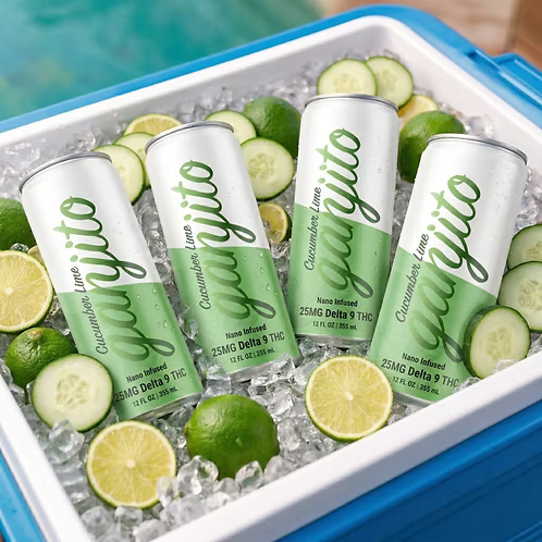 Cucumber Lime Ganjito THC Drink
