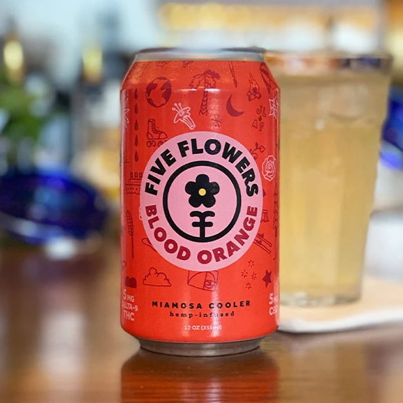 Blood Orange Miamosa Cooler | 5mg THC & 5mg CBD