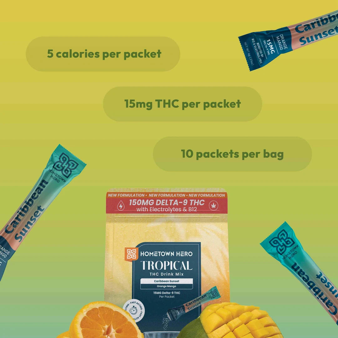 Tropical THC Drink Mix - 15mg D9