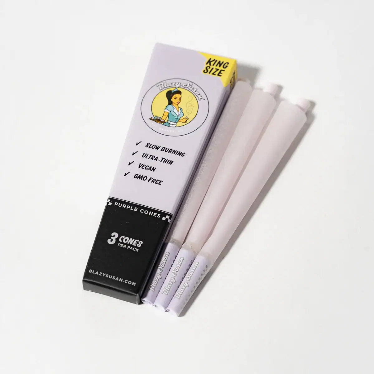 Purple Pre Rolled Cones - 1-1/4"