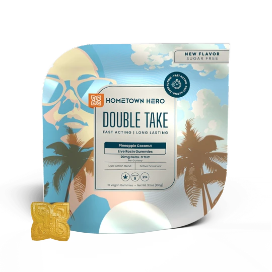 Double Take Gummies - Pineapple Coconut (Sativa)
